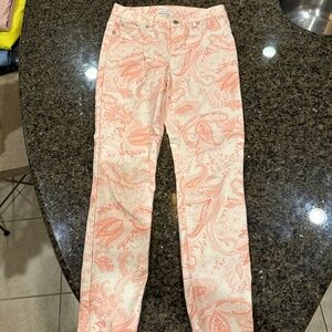 Lascana flower skinny cropped pants